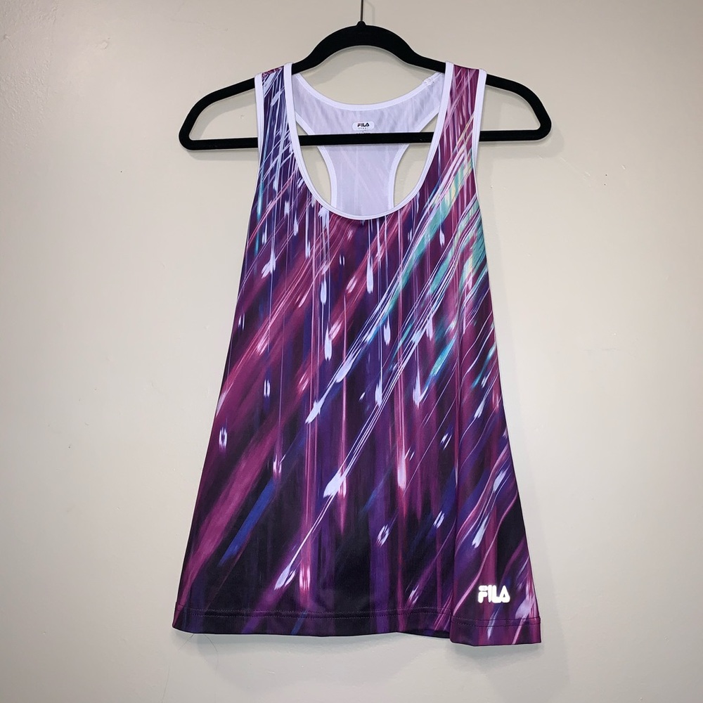 Fila sports athletic tank top size Large
